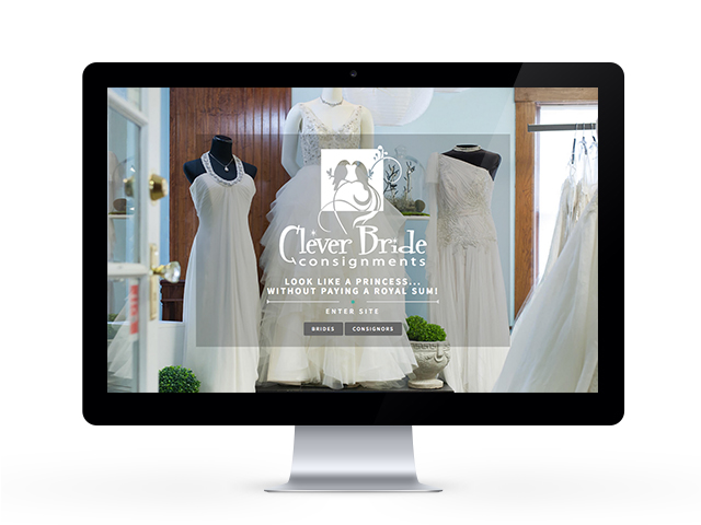 Clever Bride Consignments website