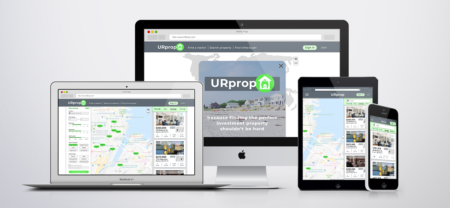 URprop: Responsive Web Application